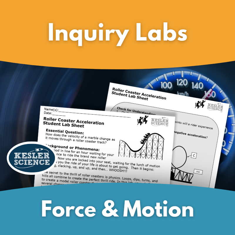 Inquiry Labs - Physical Science - Force & Motion – Kesler Science Store