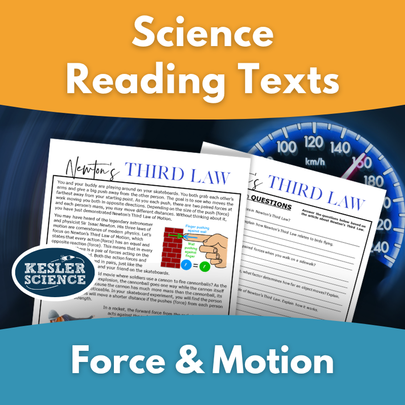 Science Reading - Physical Science - Force & Motion – Kesler Science Store