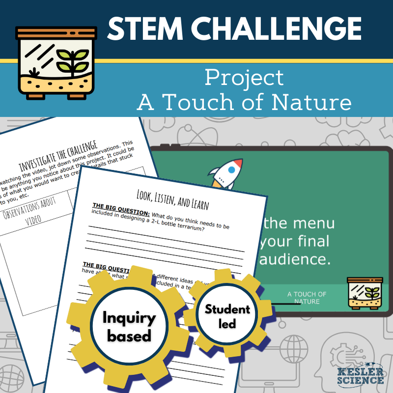 STEM Challenge - Project A Touch of Nature - Water Cycle in a Bottle