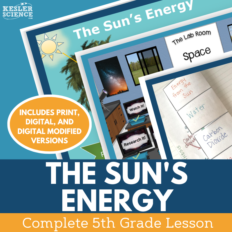 The Sun's Energy - Complete Lesson Plan - 5th Grade