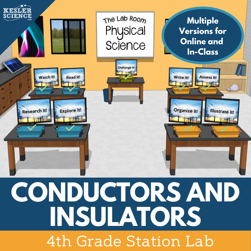 Conductors & Insulators - Student-Led Station Lab - 4th Grade