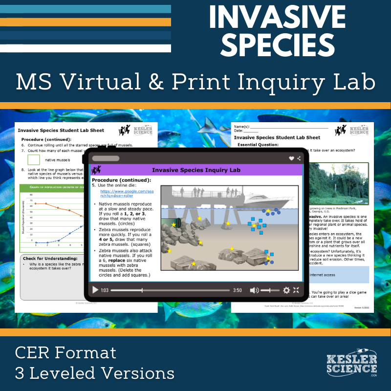 Invasive Species Digital Inquiry Lab - MS 6-8