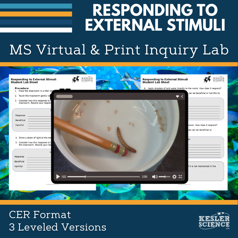 Responding to External Stimuli Digital Inquiry Lab - MS 6-8