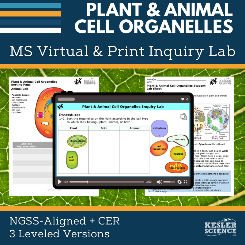 Pollination Digital Inquiry Lab & - NGSS MS LS1-4