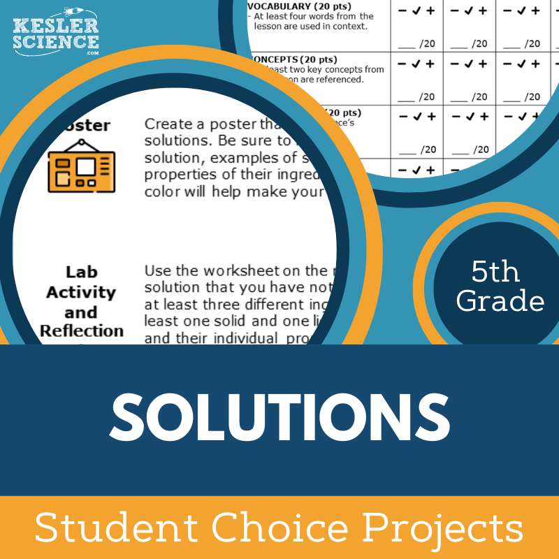 Solutions - Student Choice Projects - 5th Grade