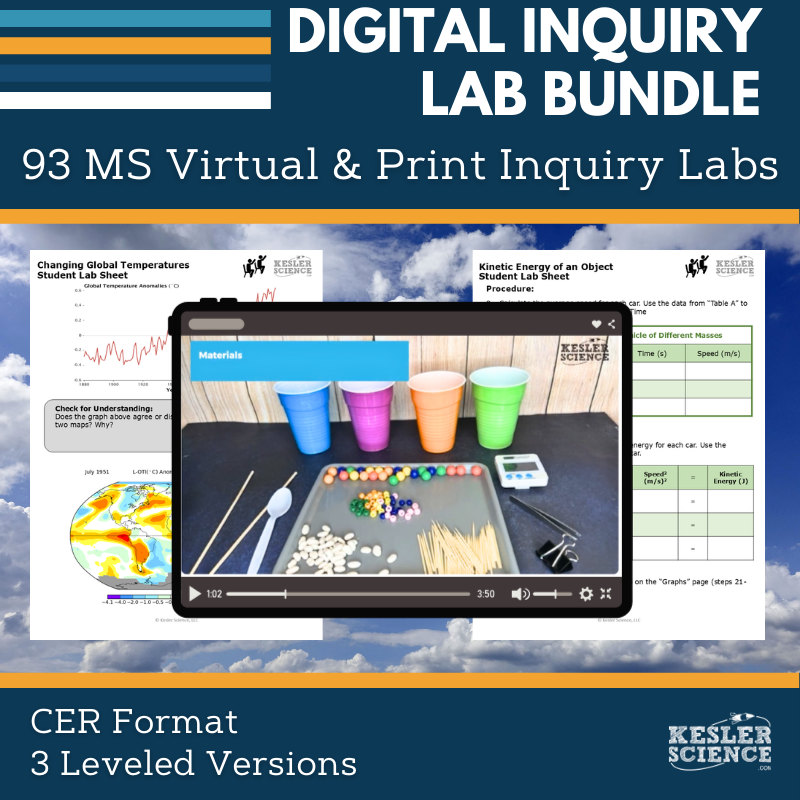 Topical Digital Inquiry Labs Bundle - Grades 6-8 – Kesler Science Store
