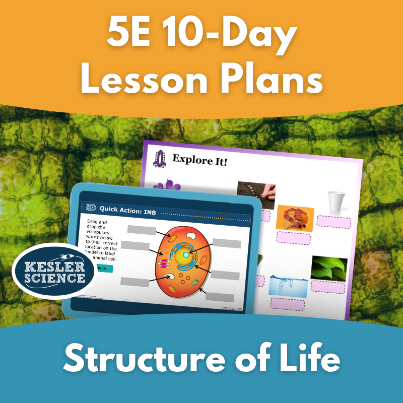 5E Lessons - Life Science - Structure of Life