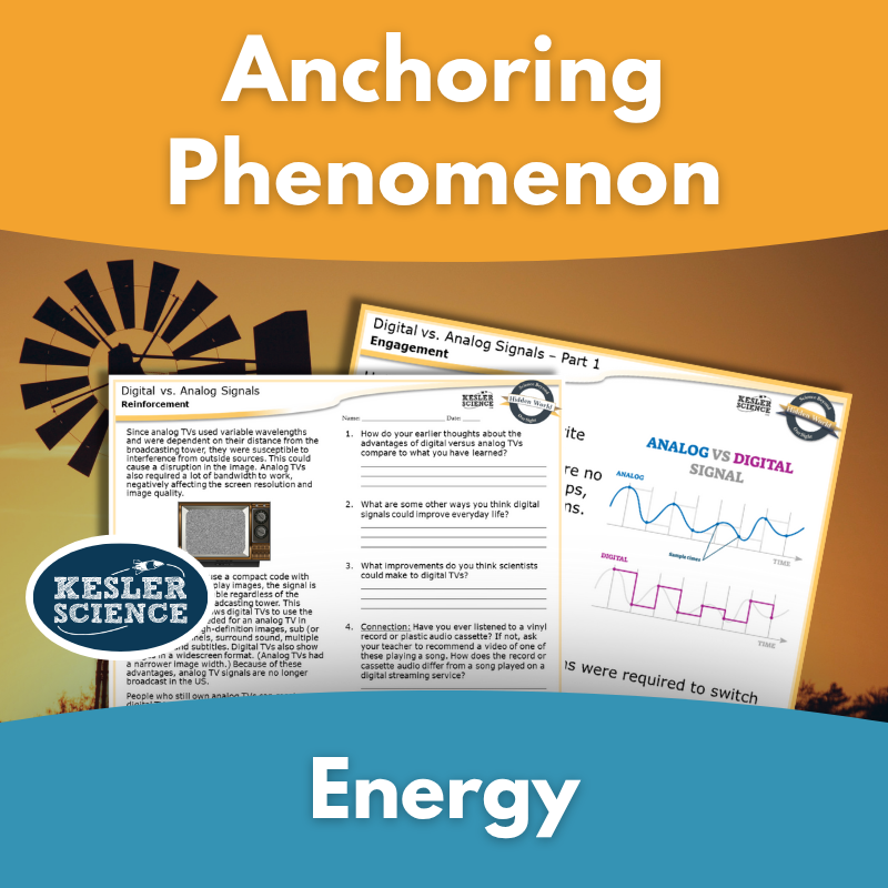 Anchoring Phenomenon - Physical Science - Energy
