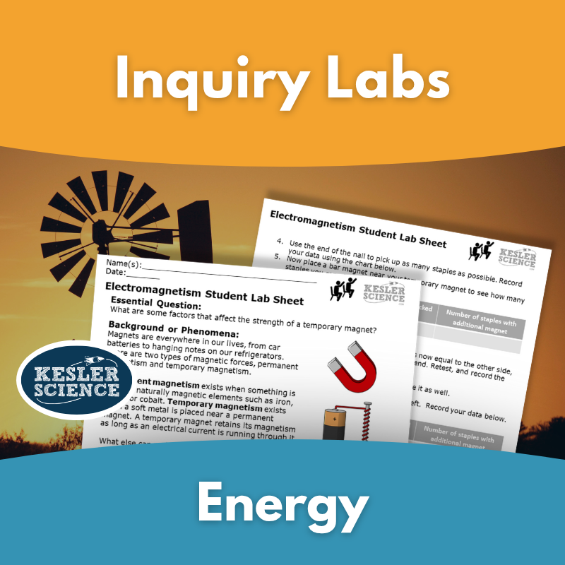 Inquiry Labs - Physical Science - Energy