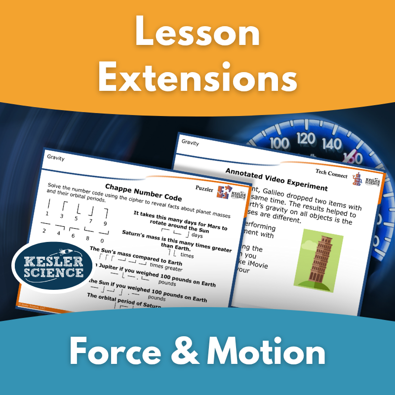 Lesson Extensions - Physical Science - Force & Motion