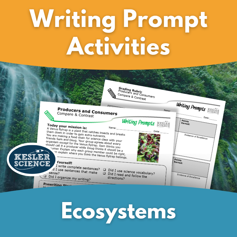 Writing Prompts - Life Science - Ecosystems