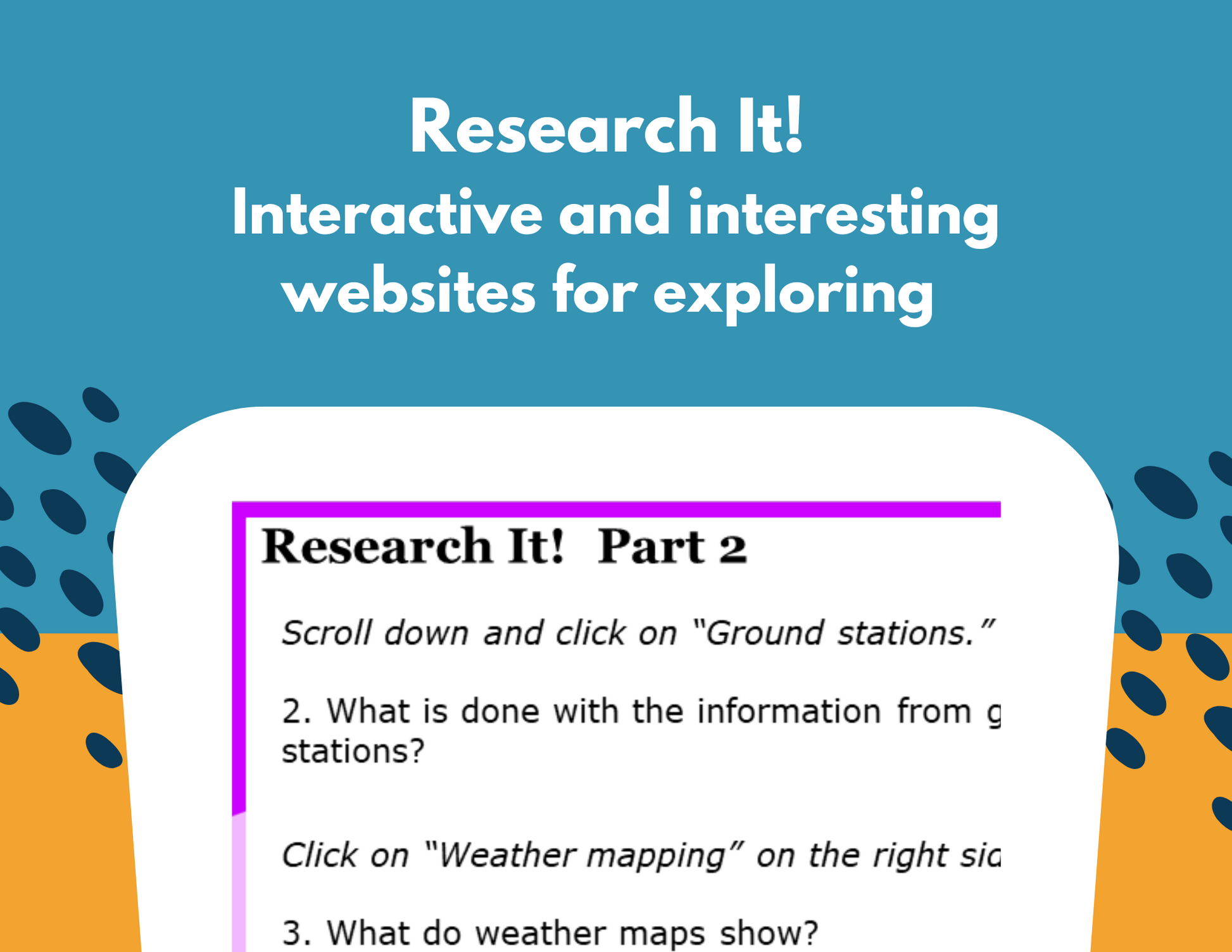 Changes in Weather - Student-Led Station Lab - 4th Grade
