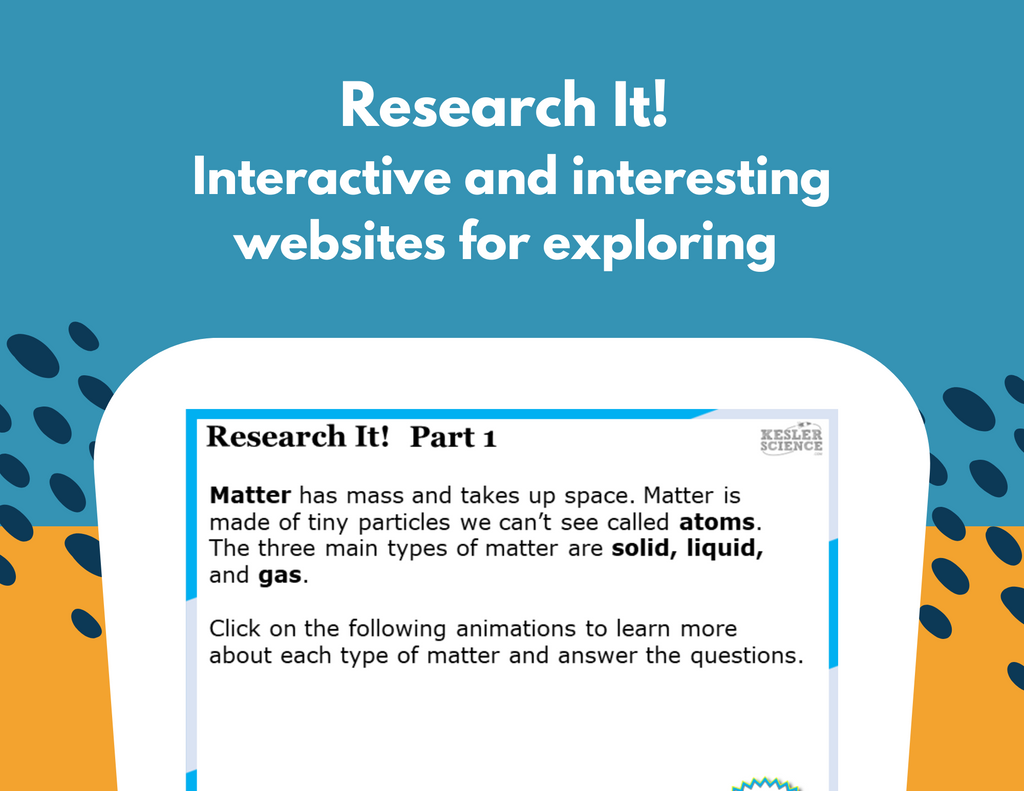 Particles of Matter - Student-Led Station Lab - 5th Grade