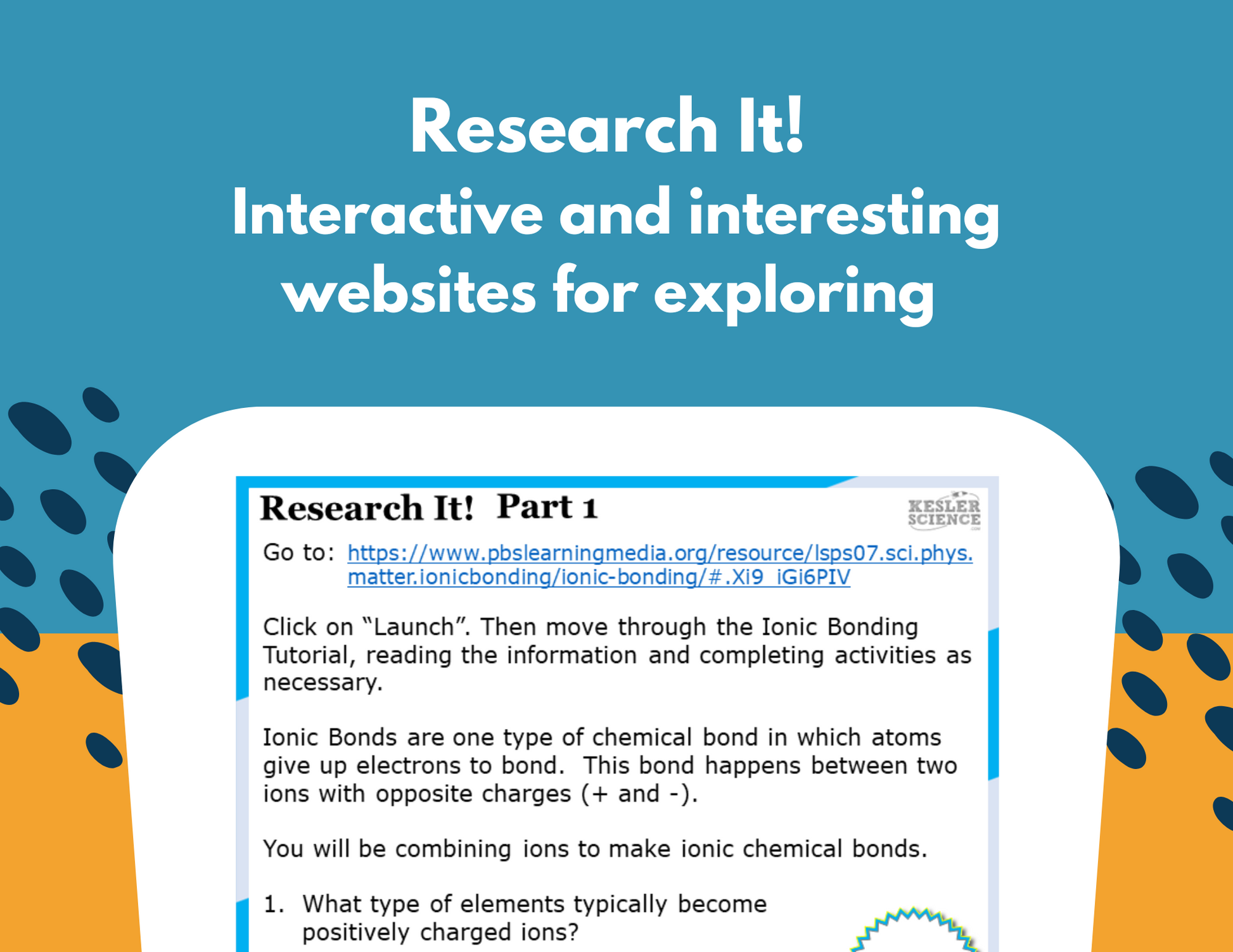 Chemical Bonds Station Lab - MS