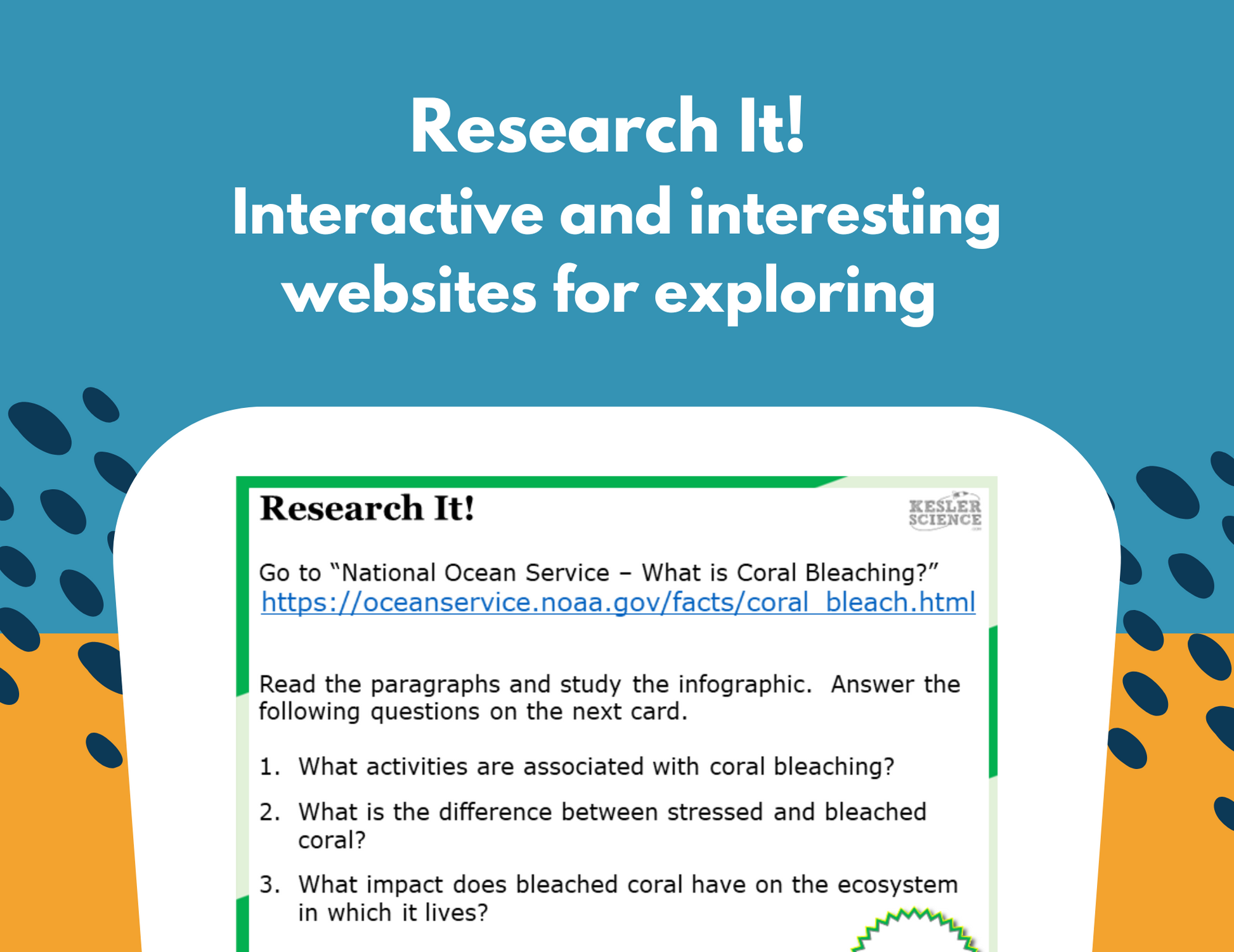 Short & Long-Term Environmental Impacts Student-Led Station Lab - MS