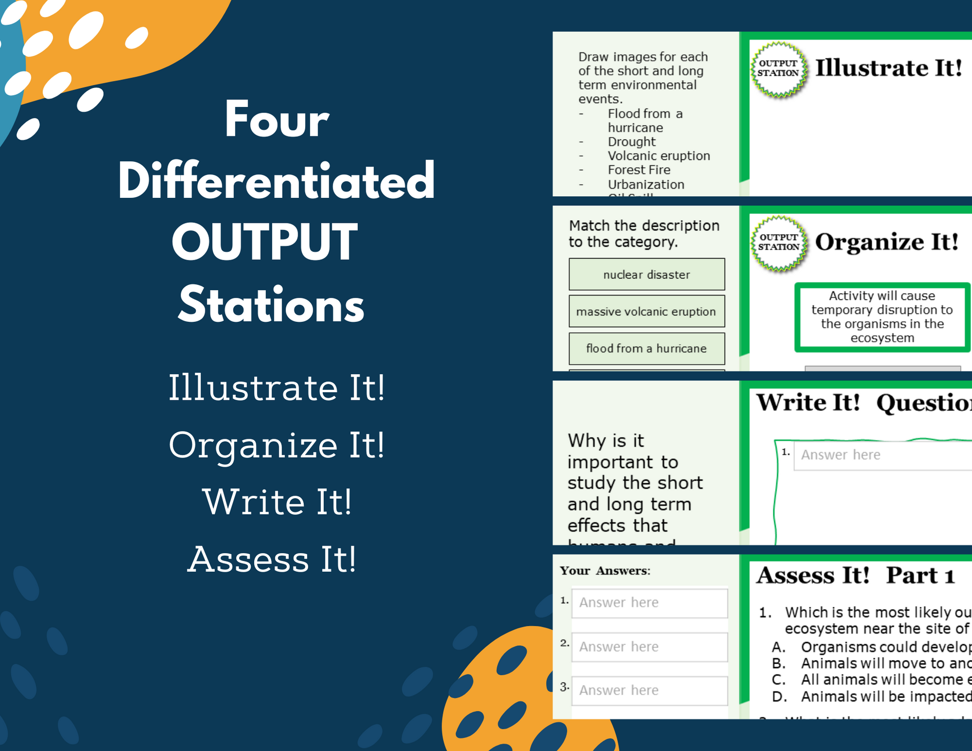 Short & Long-Term Environmental Impacts Student-Led Station Lab - MS