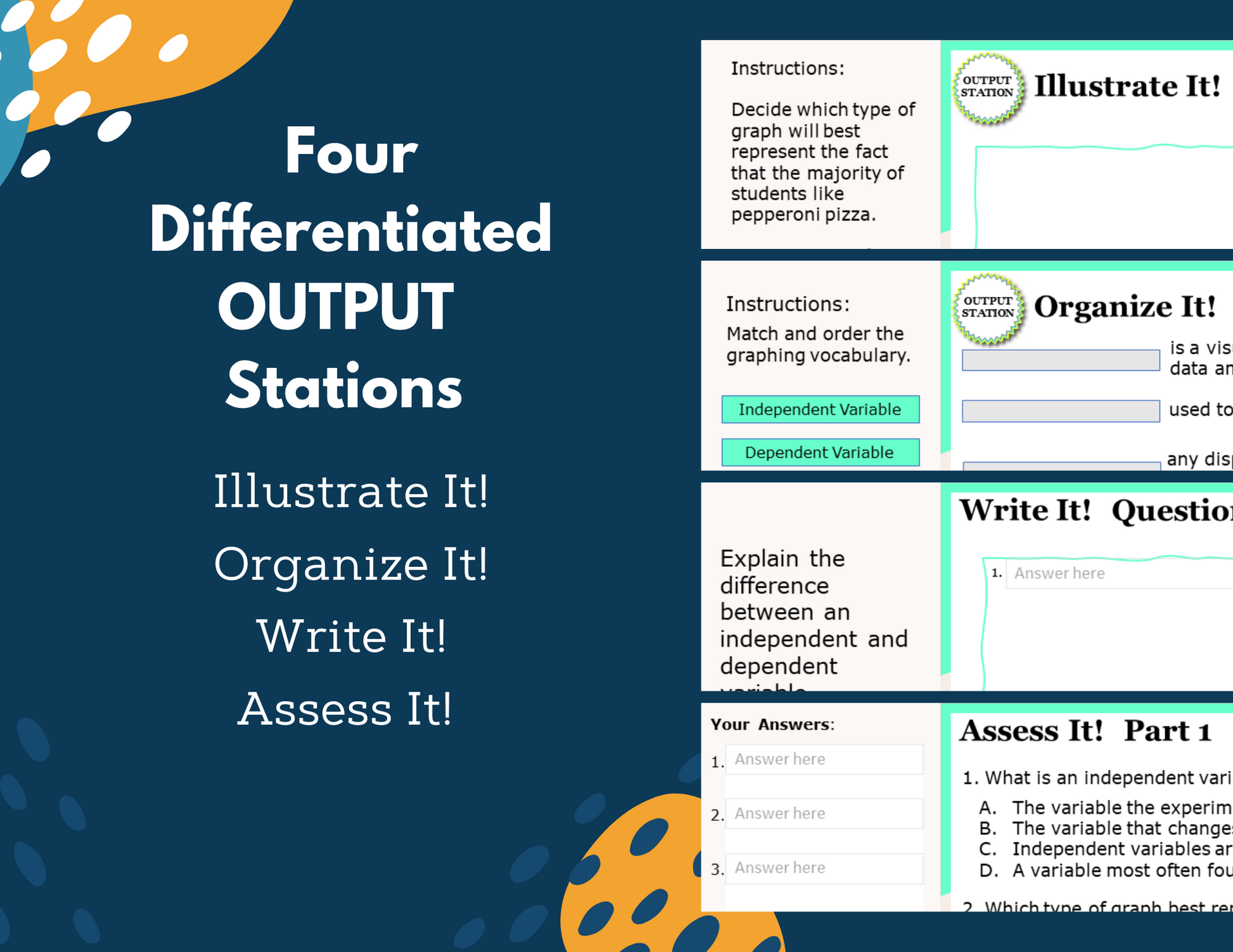 Graphing Station Lab - Grades 6-8