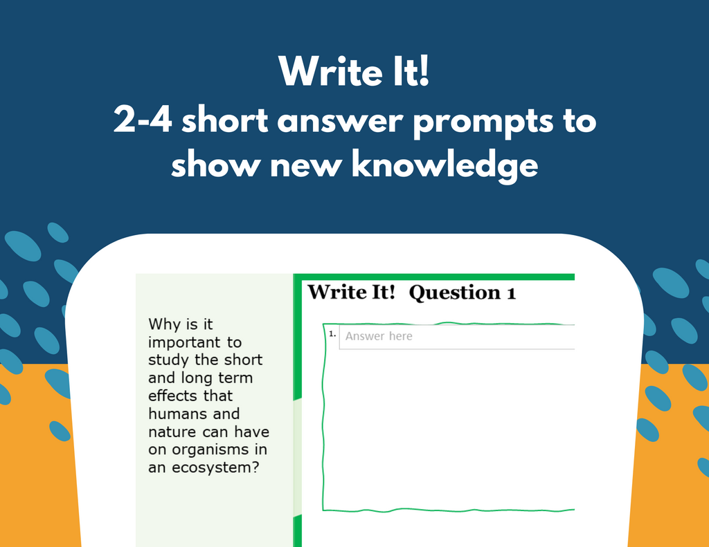 Short & Long-Term Environmental Impacts Student-Led Station Lab - MS