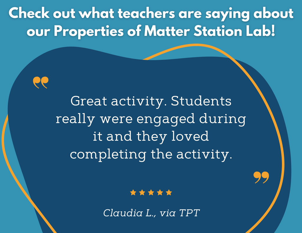 Properties of Matter - Student-Led Station Lab - 5th Grade
