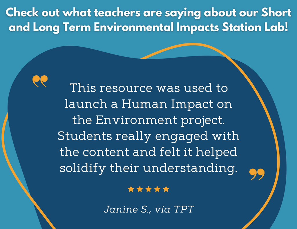 Short & Long-Term Environmental Impacts Student-Led Station Lab - MS