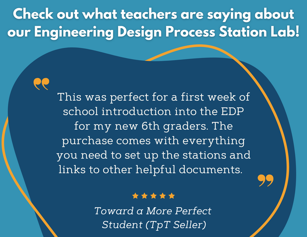 Engineering Design Process Station Lab - Grades 6-8