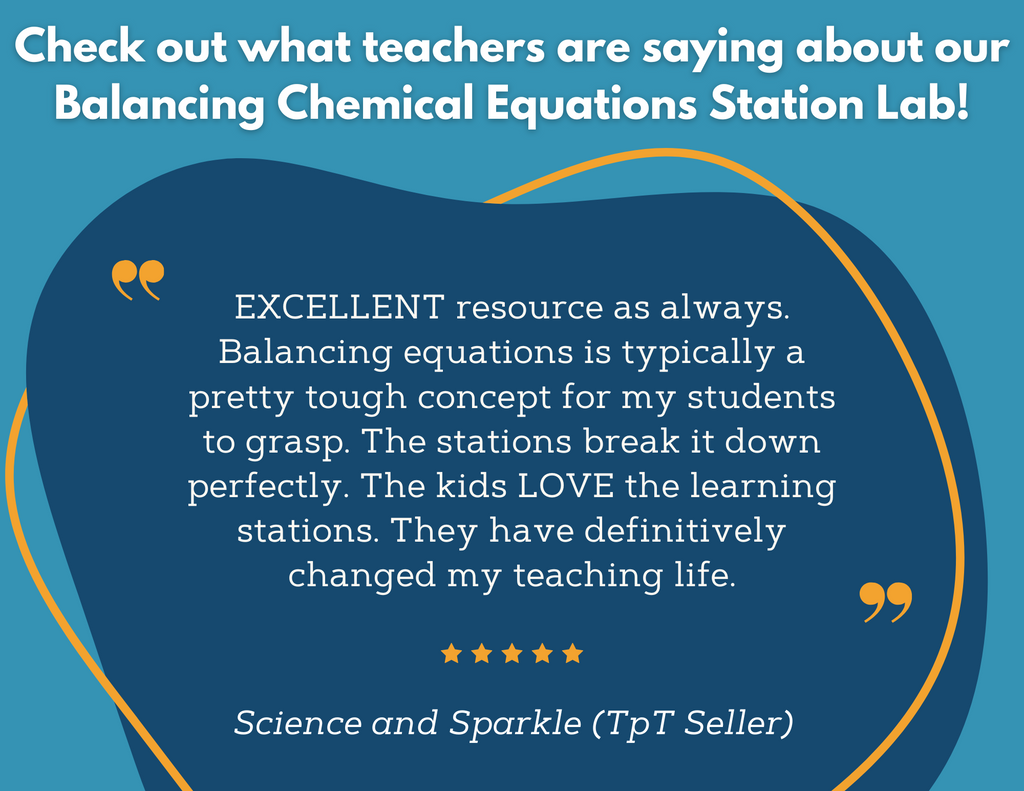 Balancing Chemical Equations Station Lab - MS