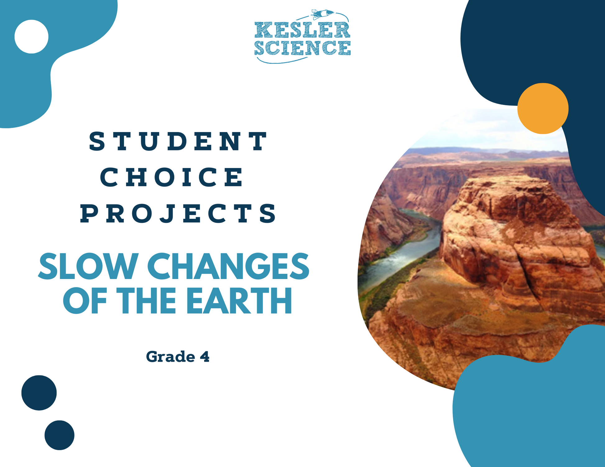 Slow Changes of the Earth - Student Choice Projects - 4th Grade