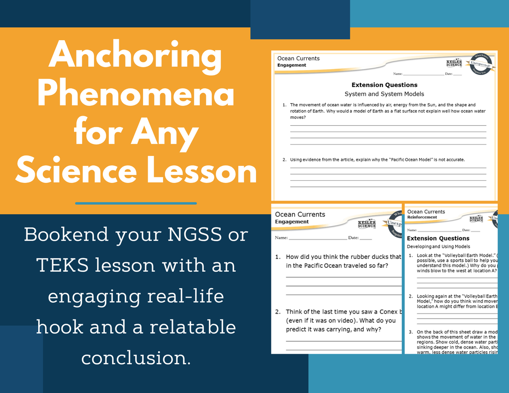 Amazing Anchors Convection Currents (Ocean Currents) - NGSS MS ESS2-6, MS 6-8