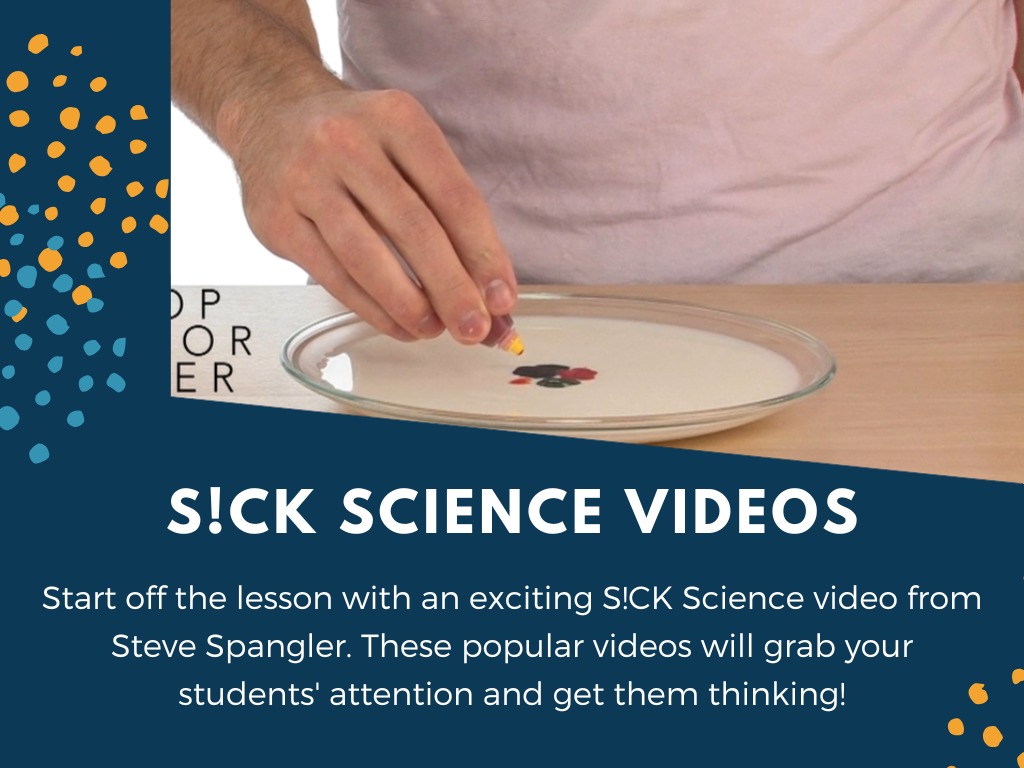STEM Starters - Color Changing Milk - No-Prep PreK-8