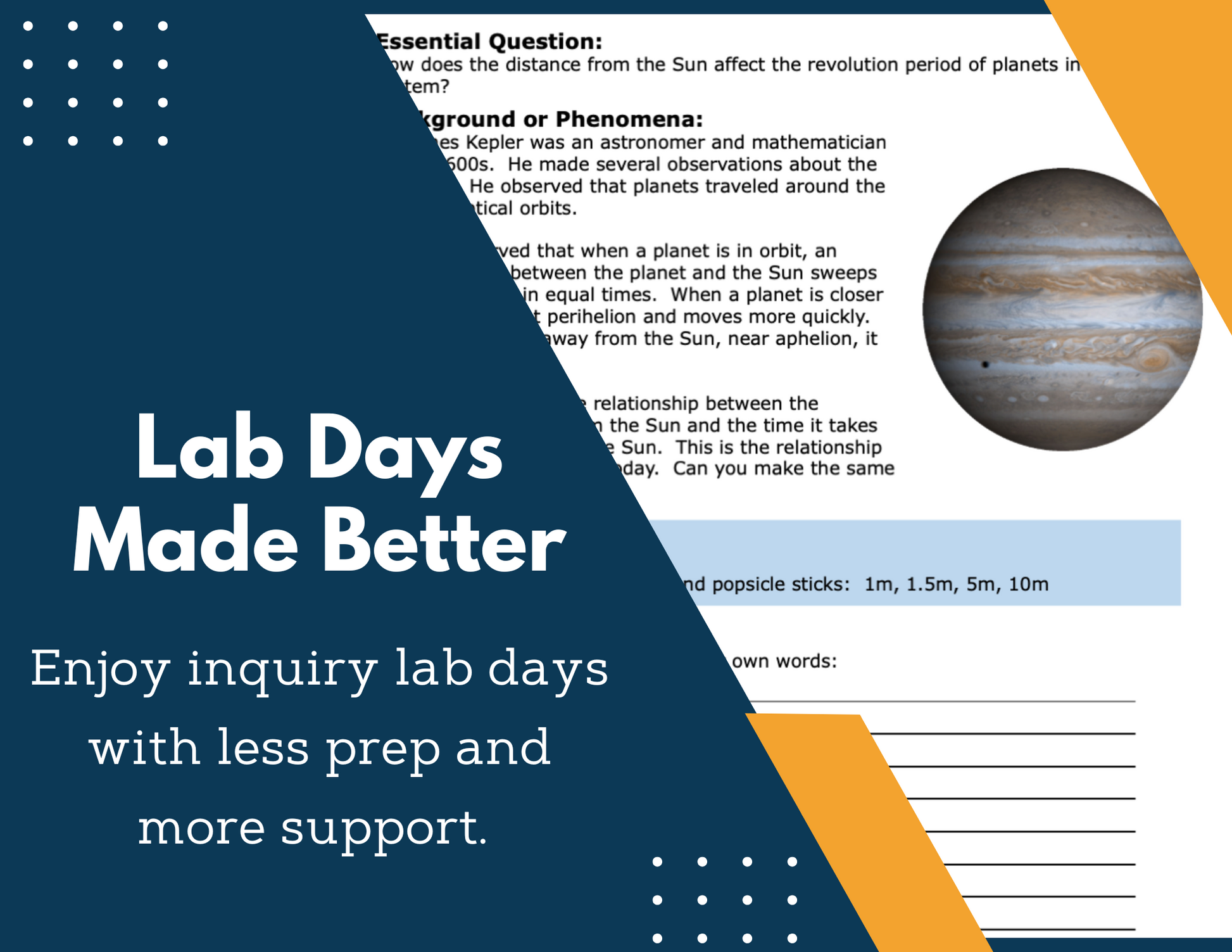 Planets Inquiry Lab - Objects in Space - MS 6-8 Science TEKS