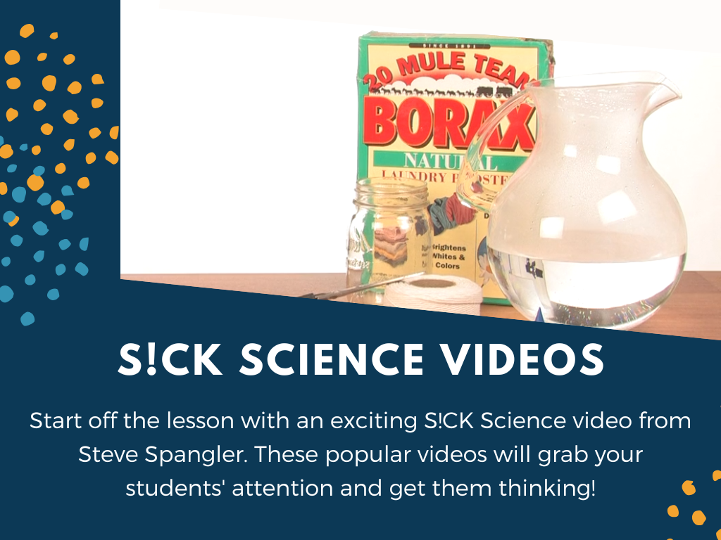 STEM Starters - Borax Crystal Star - No-Prep PreK-8