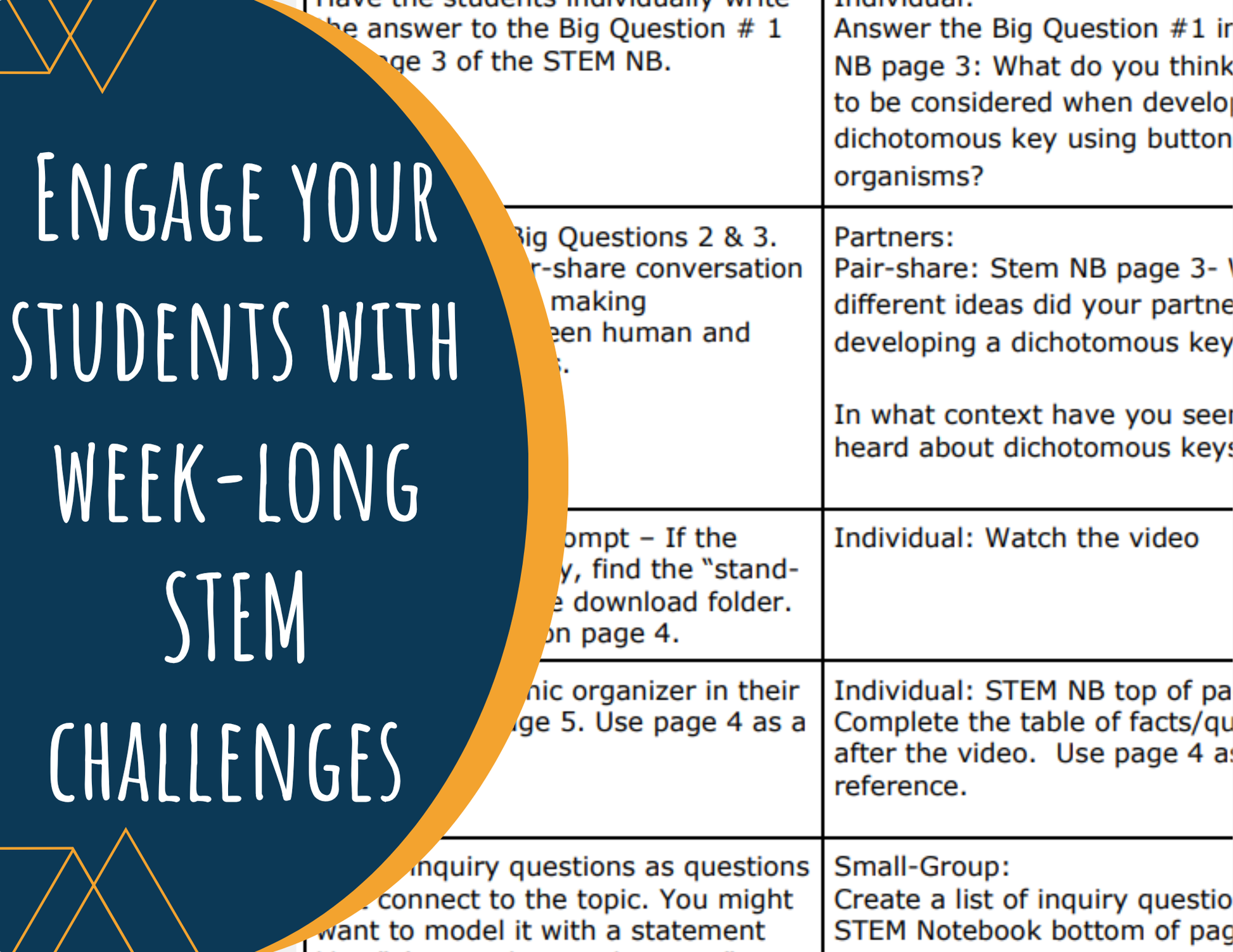 STEM Challenge - Project Keys to the Kingdom - Create a Button Dichotomous Key