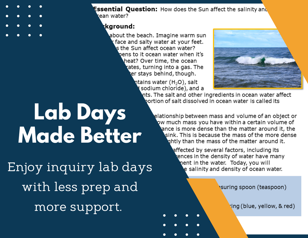 Oceans Inquiry Lab - NGSS MS LS2-4