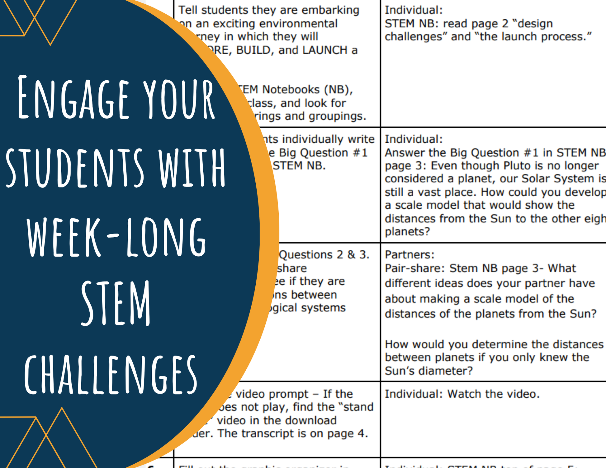 STEM Challenge - Project Solar System Explorer - Build a Scale Model of Planets