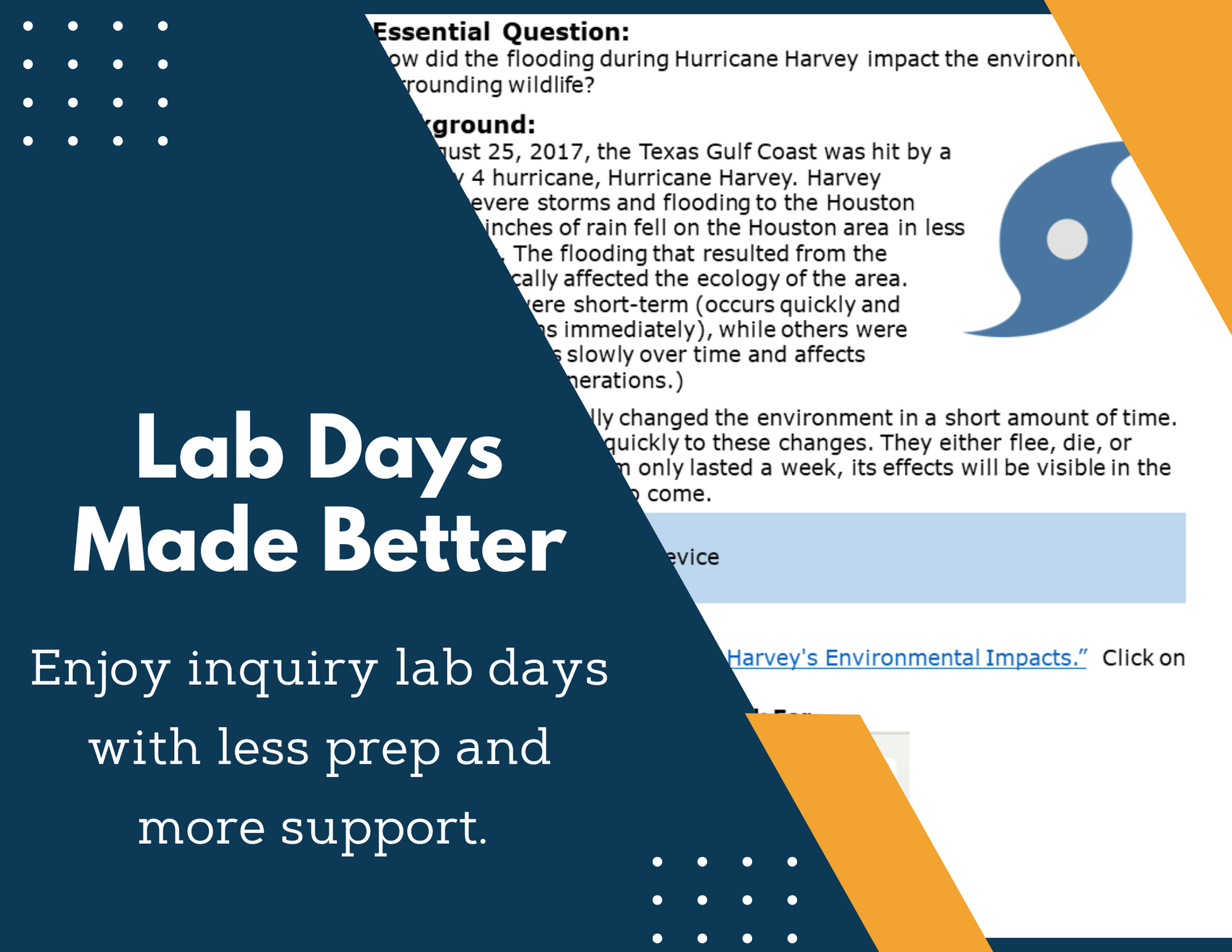 Short- & Long-term Changes Inquiry Lab - MS 6-8 Science TEKS