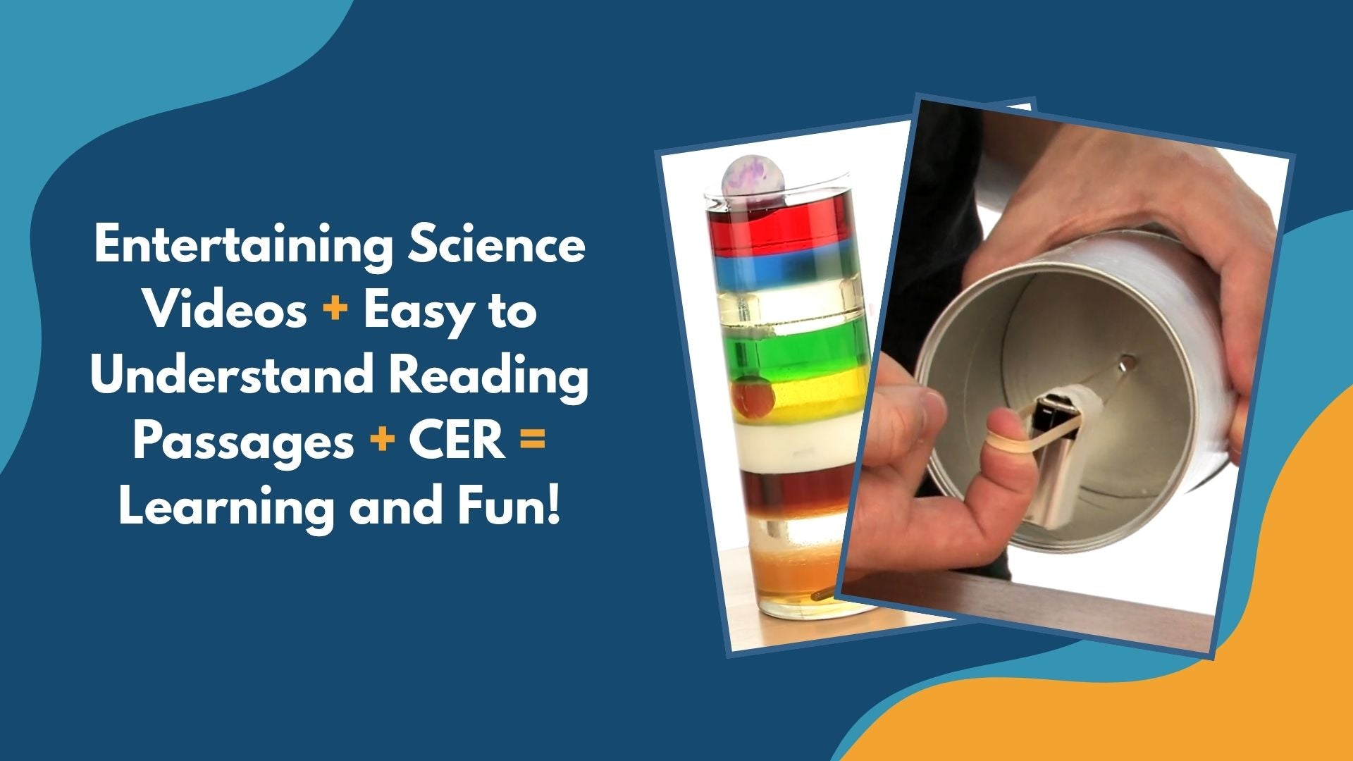 Magic Rollback Can - Spangler Video Worksheets with CER