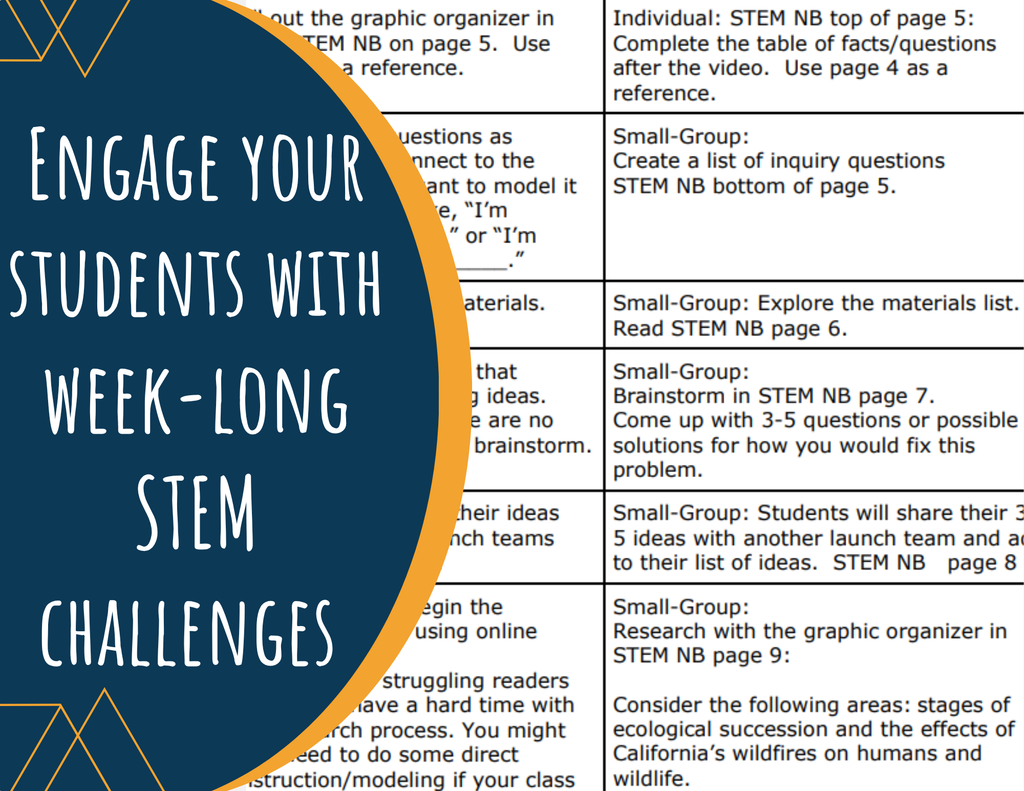 STEM Challenge - Project What Happens Next - Create a Succession Flipbook