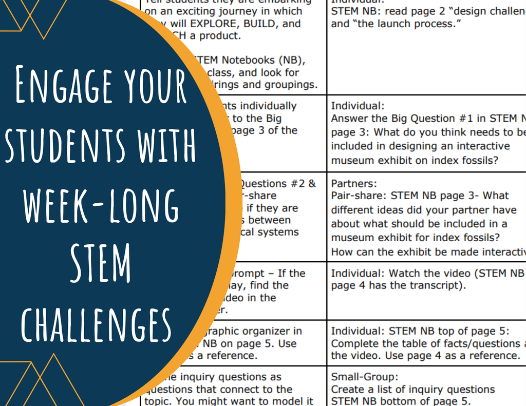 STEM Challenge - Project Paleo Exhibit Engineer - Display Index Fossils