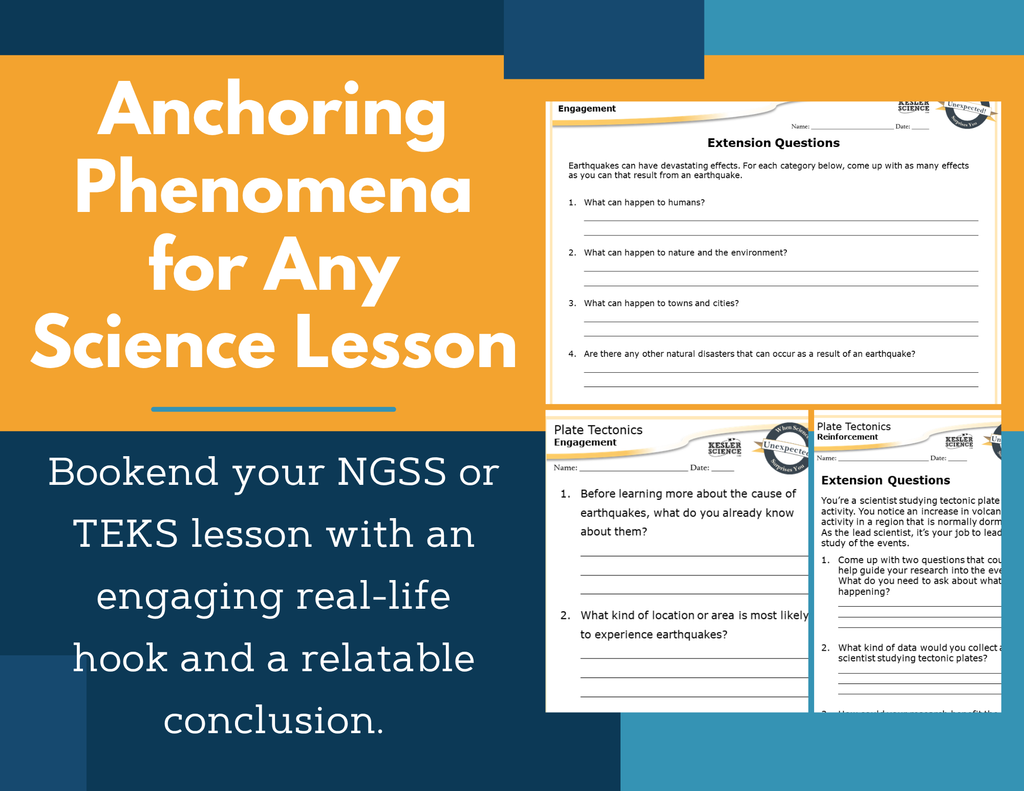 Amazing Anchors Plate Tectonics - MS 6-8