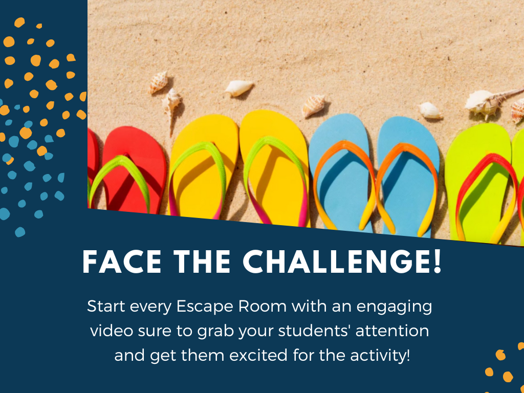 Summer Break Escape Room - 6th 7th 8th Grade Science Review Activity