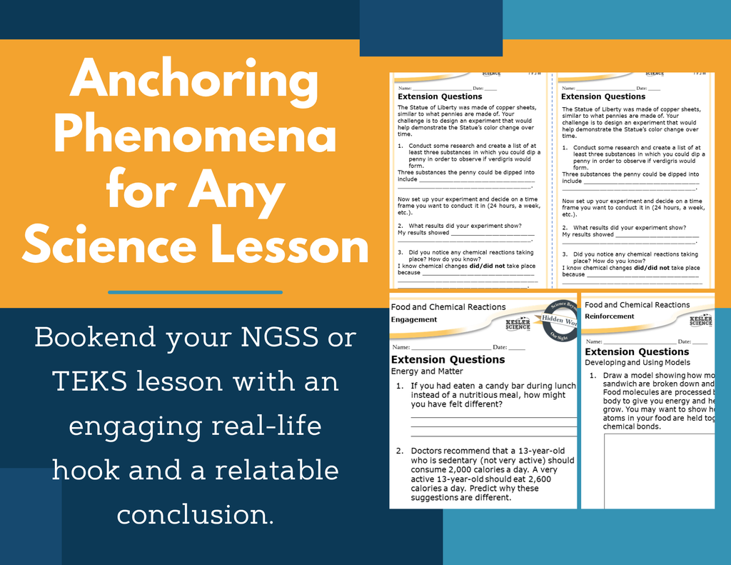Amazing Anchors: Chemistry Bundle - MS 6-8
