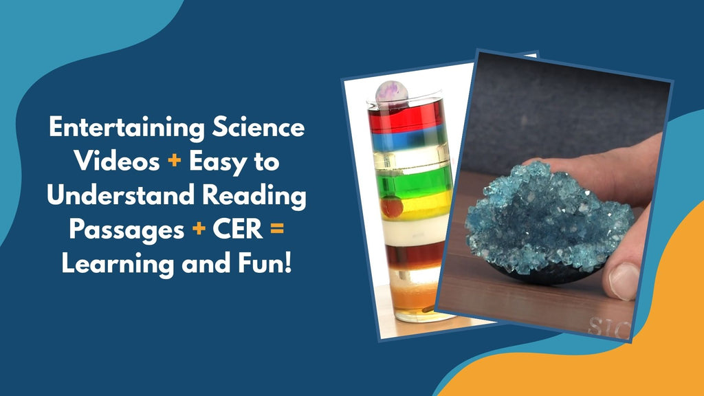 Incredible Egg Geode - Spangler Video Worksheets with CER