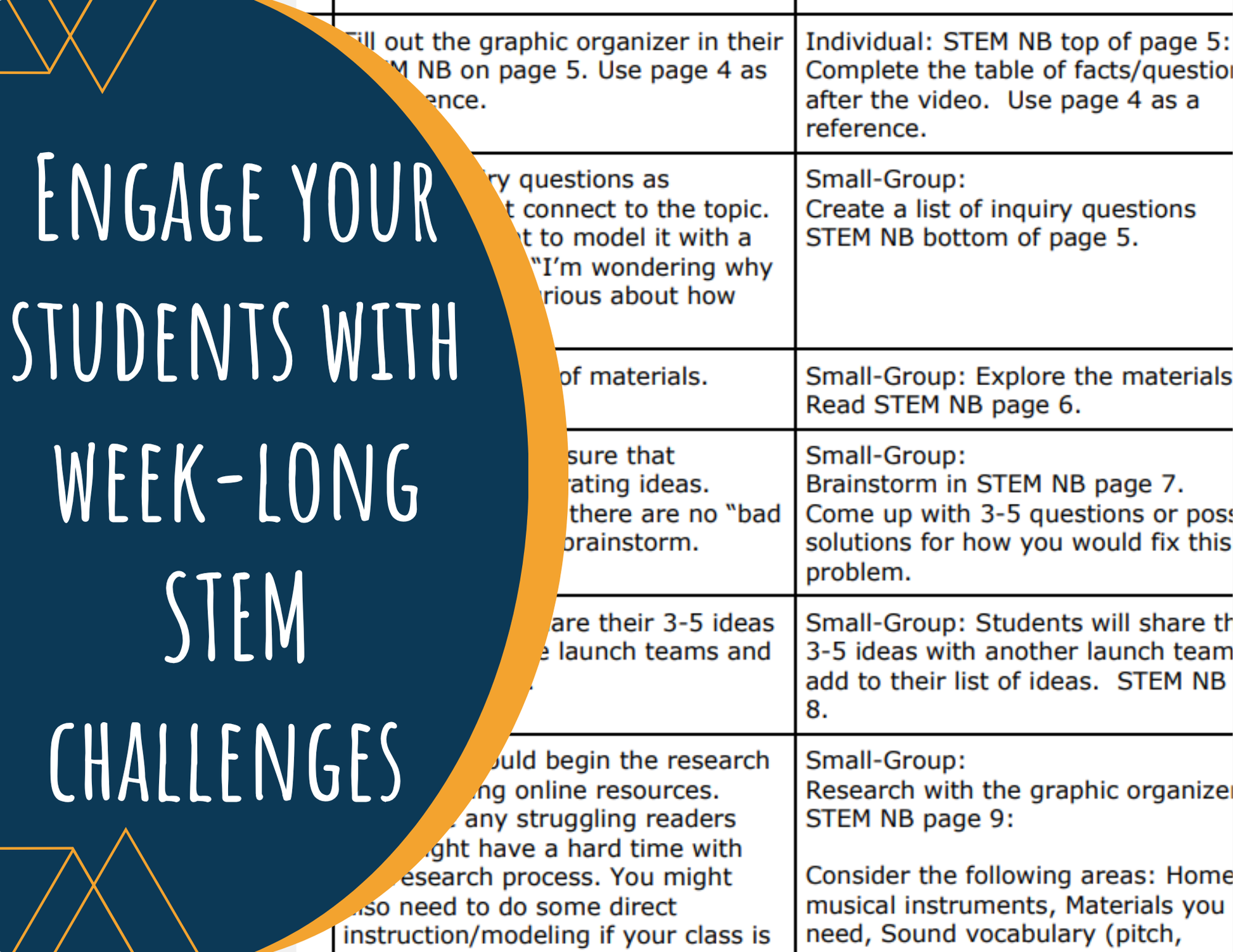 STEM Challenge - Project Face the Music - Build Musical Instruments