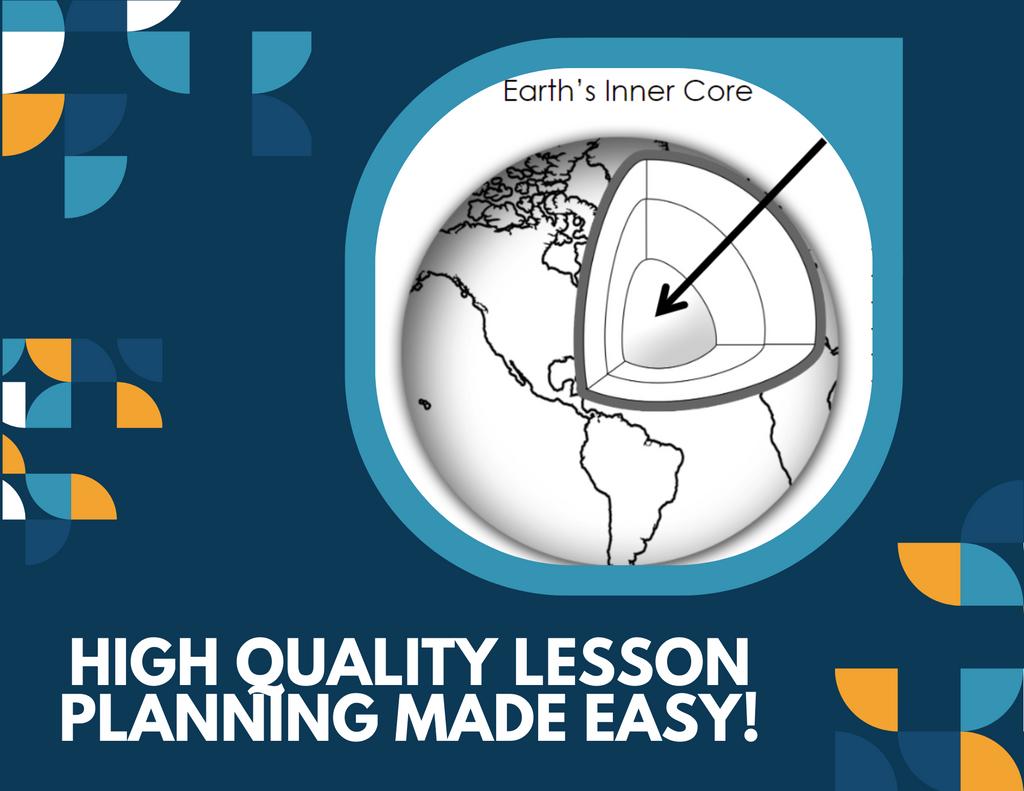 Layers of the Earth Interactive Notebook Pages - Paper INB - MS 6-8