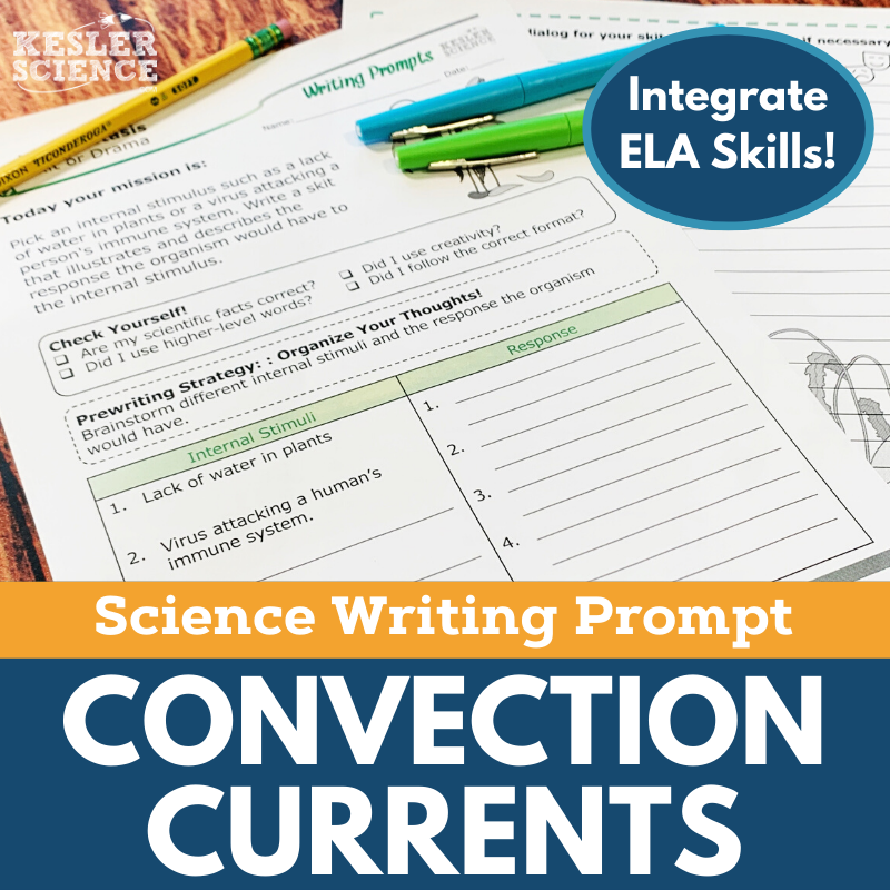 Writing Prompts - Convection - MS 6-8