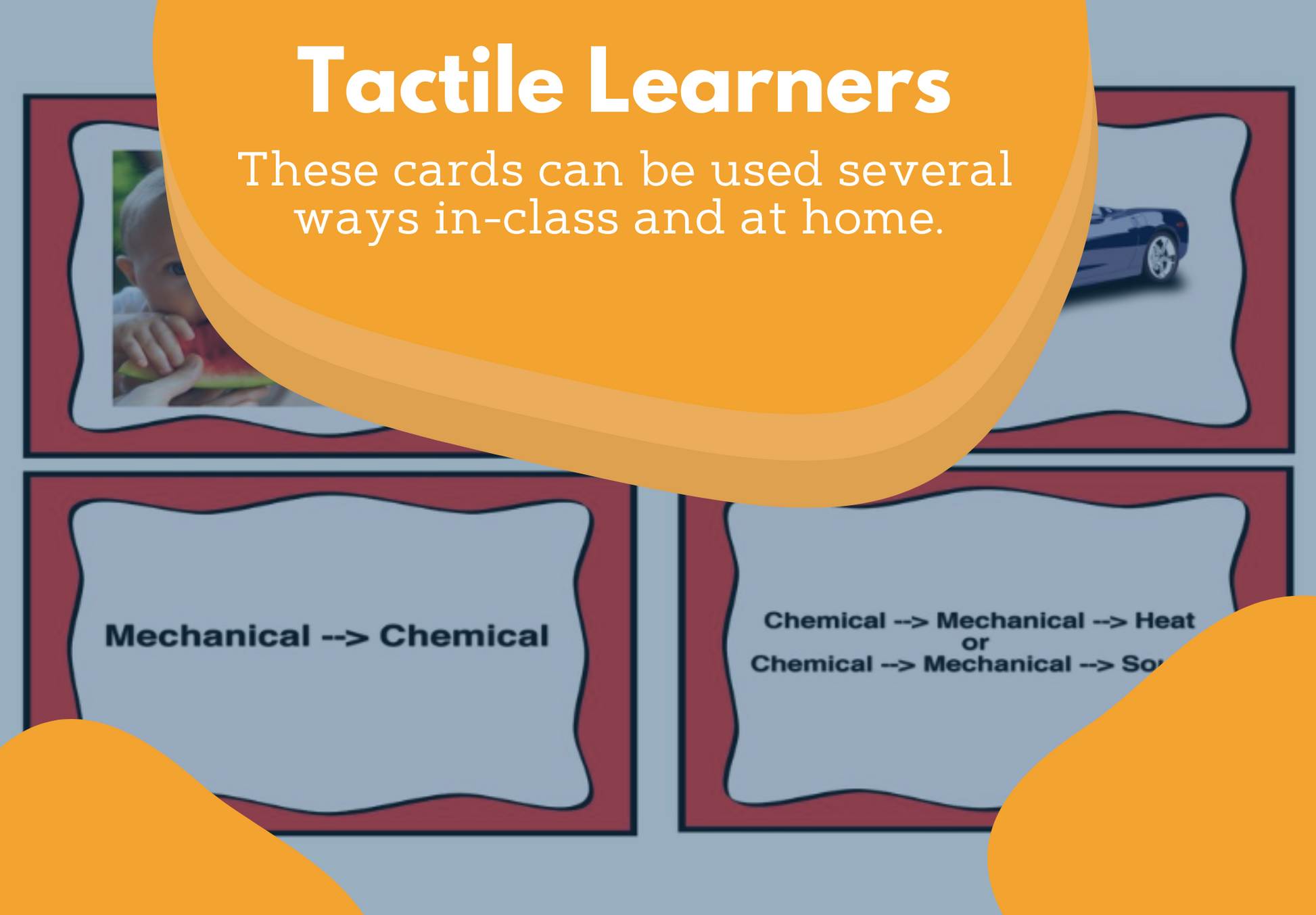 Energy Transformations Card Sort or Lab Station Activity