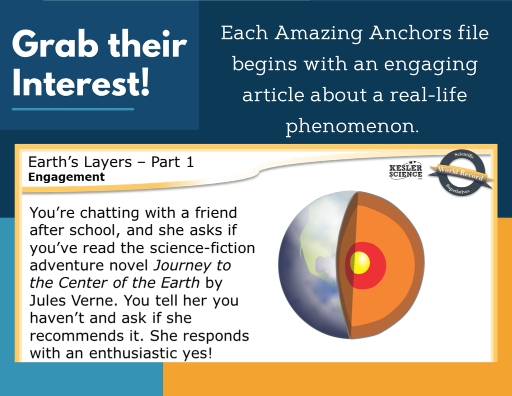 Amazing Anchors Earth's Layers - MS 6-8
