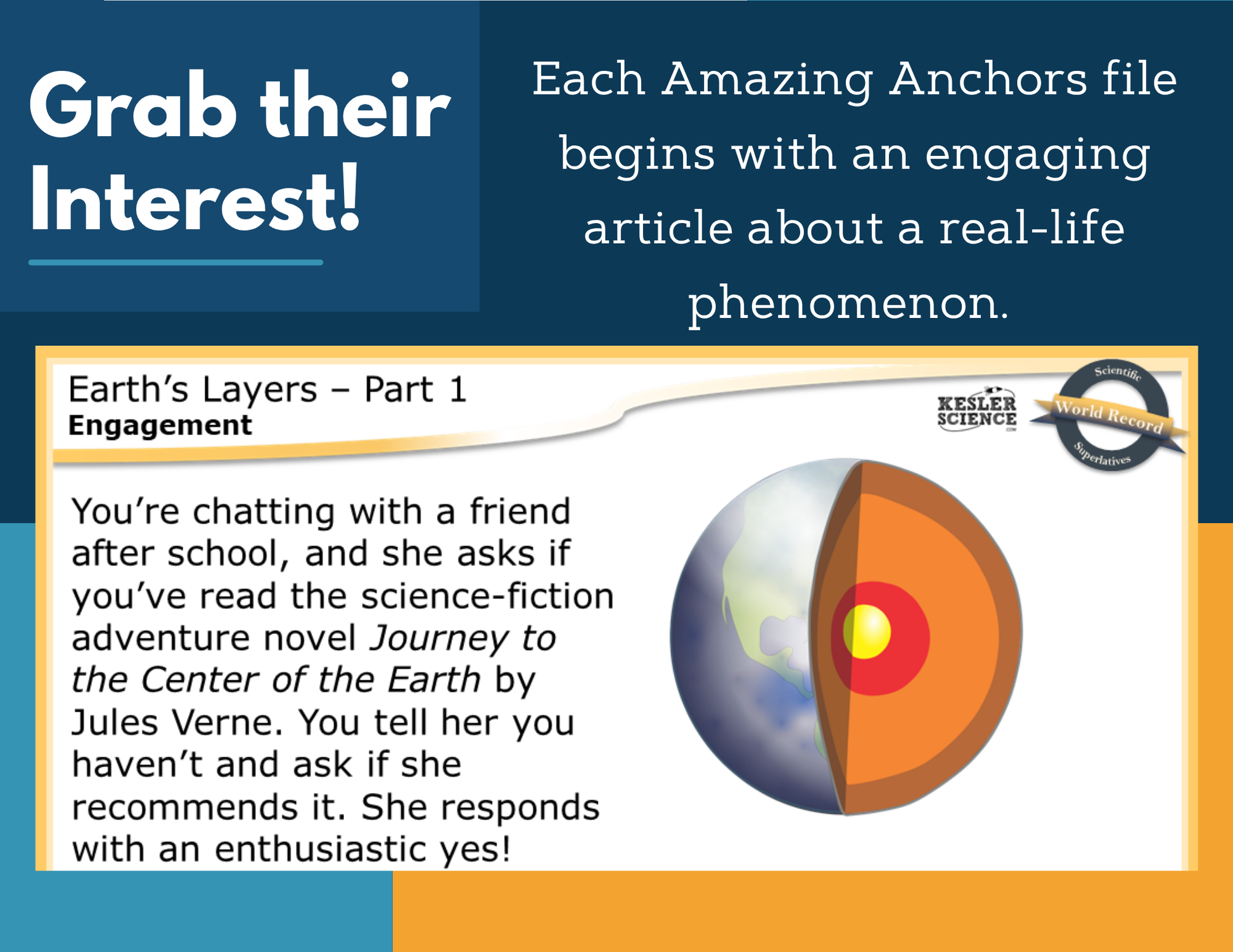 Amazing Anchors Earth's Layers - MS 6-8