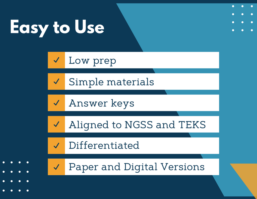 Force & Motion Bundle - Print Inquiry Labs with CER - Grades 6-8