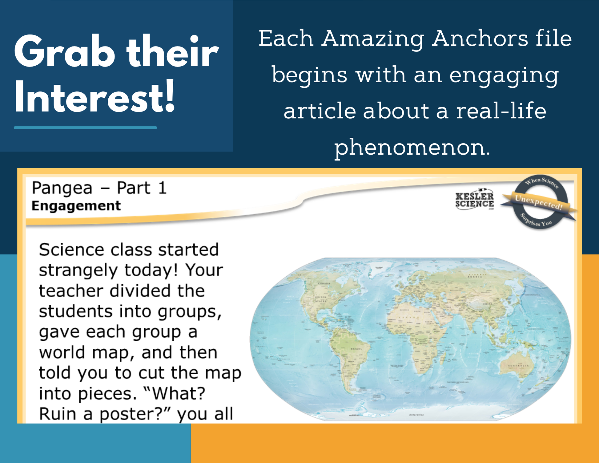 Amazing Anchors Past Plate Motions (Pangea) - NGSS MS ESS2-3